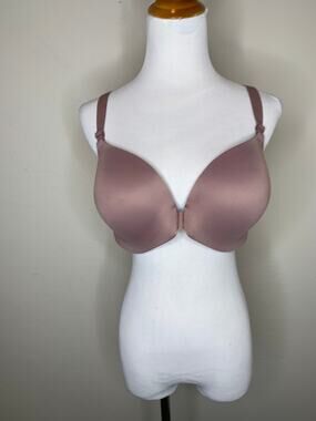 Soma Enbliss Front Close Racerback Bra 38D Underwire Dark Nude